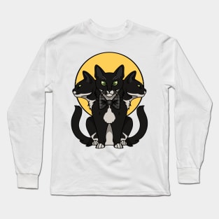 Cat Cerberus Long Sleeve T-Shirt